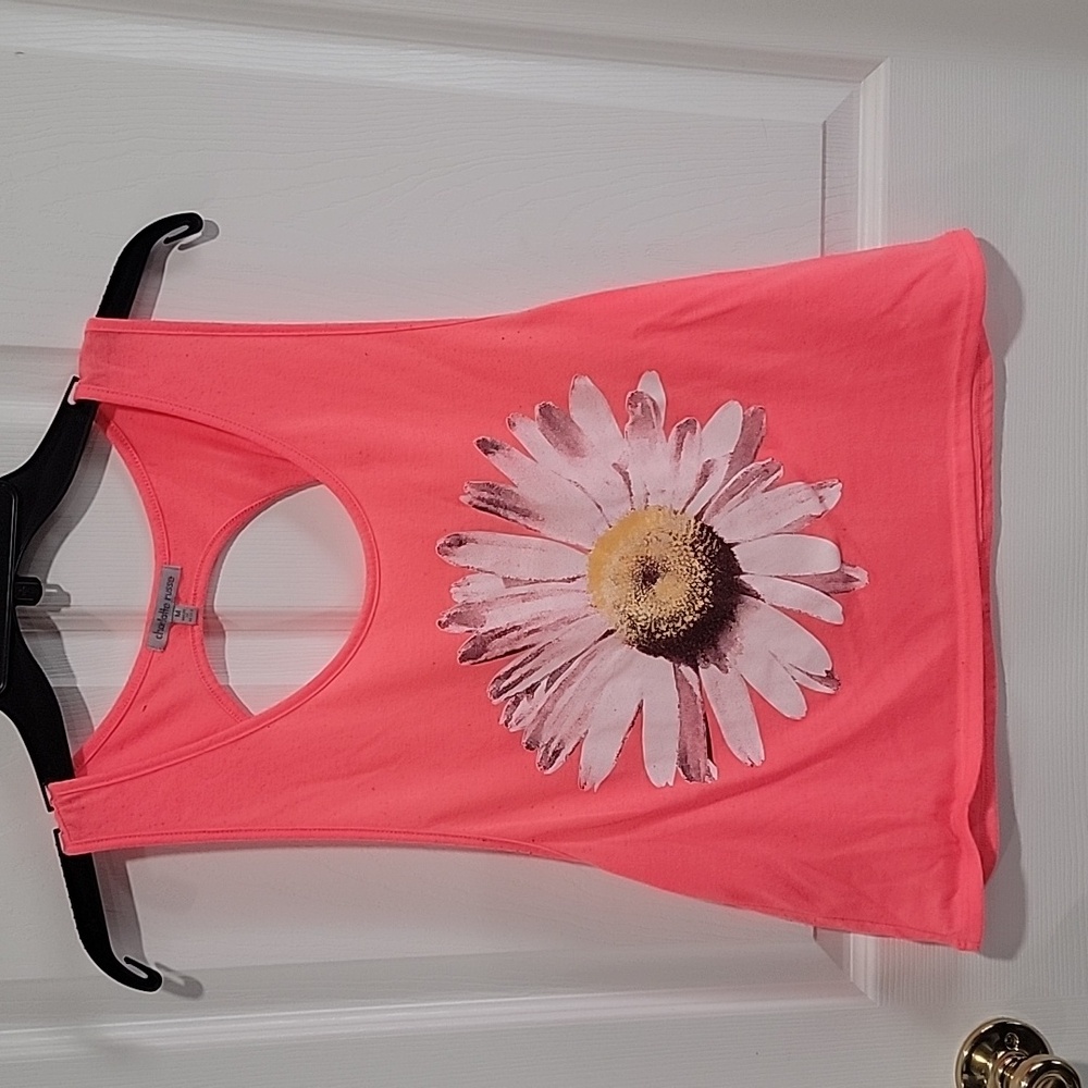 Charlotte Russe M flower tank